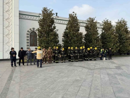 Taşkent&rsquo;te Ramazan ayı hazırlıkları kapsamında camilerde acil durum tatbikatı
