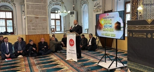 Tavşanlı&rsquo;da 232 hacı adayı bilgilendirildi
