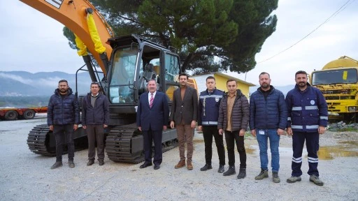 TBB&rsquo;den Milas Belediyesi&rsquo;ne Ekskavat&ouml;r Desteği