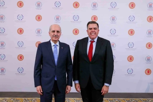 TBMM Başkanı Kurtulmuş, Avustralya Temsilciler Meclisi Başkanı Dick ile g&ouml;r&uuml;şt&uuml;
