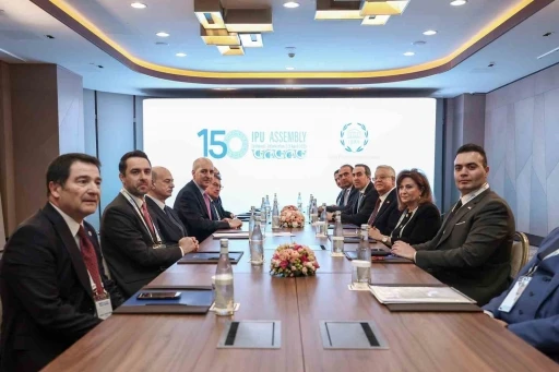 TBMM Başkanı Kurtulmuş, Mısır Temsilciler Meclisi Başkanı El Gebali ile görüştü
