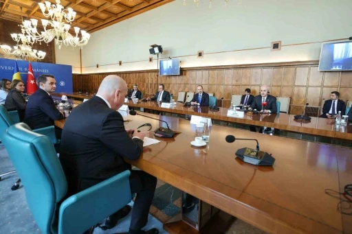 TBMM Başkanı Kurtulmuş, Romanya Başbakanı Bolojan ile g&ouml;r&uuml;şt&uuml;
