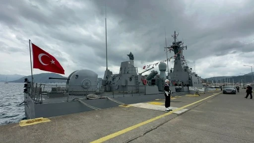 TCG Tufan Marmaris&rsquo;te ziyarete a&ccedil;ıldı 