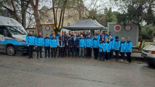 TDV Denizli Arama Kurtarma ekibi g&uuml;&ccedil;leniyor
