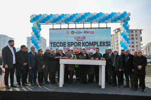 Tecde Spor Kompleksi&rsquo;nin temeli atıldı
