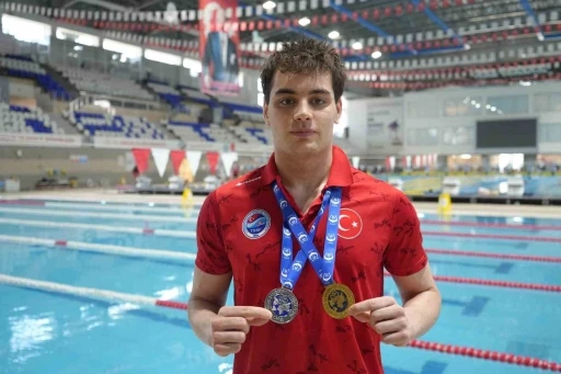 Tedavi amaçlı başladığı yüzmede Avrupa şampiyonu oldu
