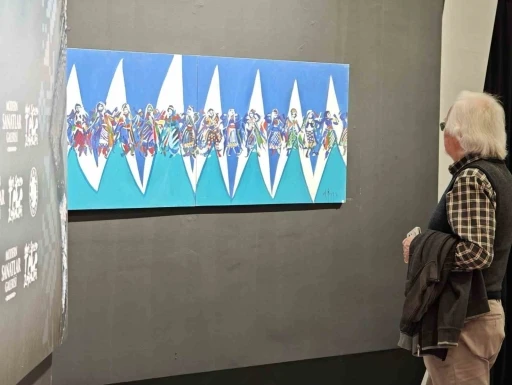 Teke Zeybekleri Resim Sergisi Kepez&rsquo;de sanatseverlerle buluştu
