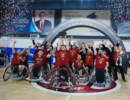 Tekerlekli Sandalye Basketbol Süper Ligi’nde şampiyon Galatasaray
