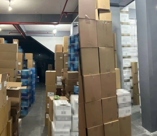 Tekirdağ’da 15 milyon 960 bin adet boş makaron ele geçirildi
