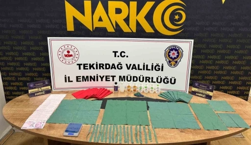 Tekirdağ&rsquo;da 27 bin kullanımlık uyuşturucu ele ge&ccedil;irildi

