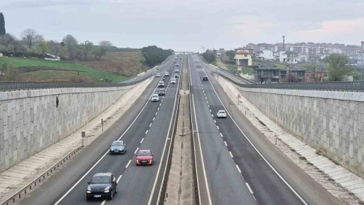 Tekirdağ’da bayram trafiği yoğunluğu
