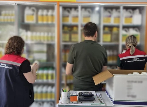 Tekirdağ&rsquo;da bitki koruma &uuml;r&uuml;nlerine y&ouml;nelik denetim
