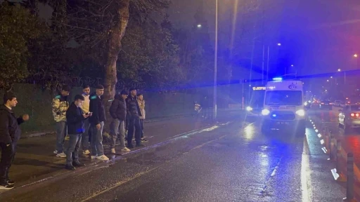 Tekirdağ&rsquo;da &ccedil;ukura giren motosikletli gen&ccedil; yaralandı
