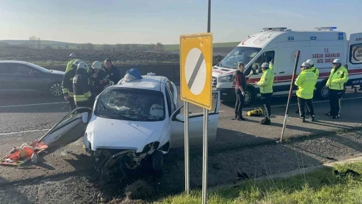 Tekirdağ&rsquo;da feci kaza: 5 yaralı
