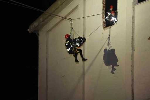 Tekirdağ&rsquo;da ger&ccedil;eğini aratmayan arama kurtarma tatbikatı
