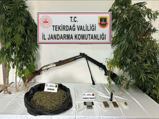 Tekirdağ’da jandarmadan 3 ayrı uyuşturucu operasyonu

