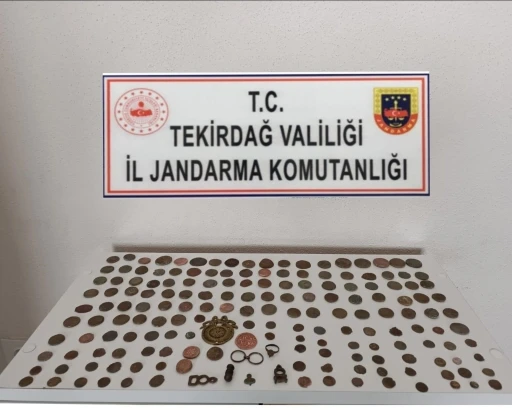 Tekirdağ’da jandarmadan tarihi eser operasyonu
