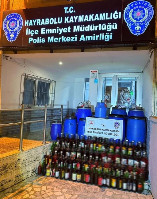 Tekirdağ&rsquo;da ka&ccedil;ak i&ccedil;ki operasyonu: 665 litre ele ge&ccedil;irildi
