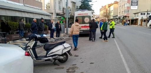 Tekirdağ&rsquo;da motosiklet devrildi: 1 yaralı
