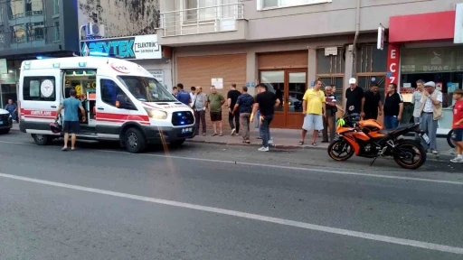 Tekirdağ’da motosiklet ile otomobil çarpıştı: 1 yaralı
