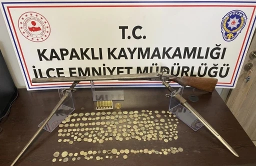 Tekirdağ’da tarihi eser operasyonu
