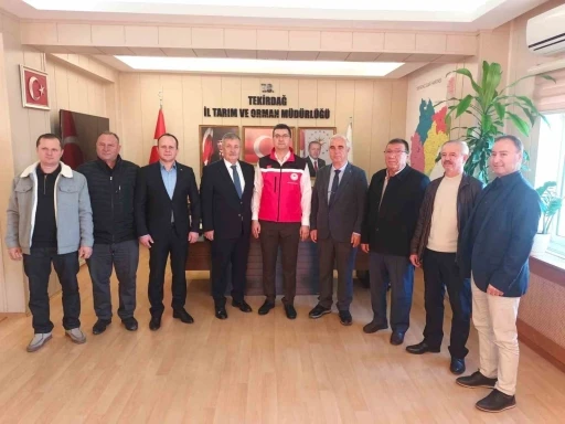 Tekirdağ&rsquo;da tarımsal &ouml;rg&uuml;tlere birinci derece belge
