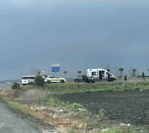 Tekirdağ&rsquo;da trafik kazası: 2 yaralı
