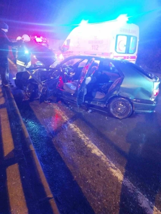 Tekirdağ&rsquo;da trafik kazası: 3 yaralı
