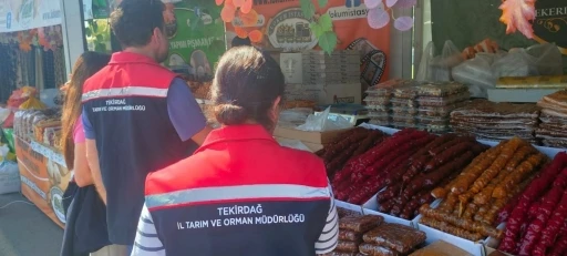 Tekirdağ Kiraz Festivali&rsquo;nde sıkı gıda denetimi

