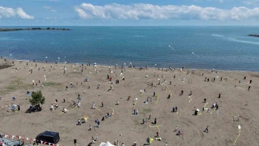 Terme&rsquo;de g&ouml;ky&uuml;z&uuml; u&ccedil;urtmalarla renklendi
