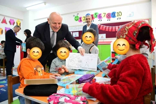 Terme’de minikler boyayarak ilçeyi tanıyacak
