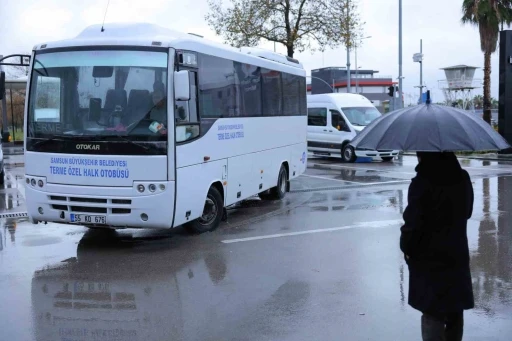 Terme&rsquo;de toplu ulaşımda SAMKART d&ouml;nemi başladı

