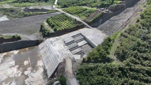 Terme’yi selden koruyacak Salıpazarı Barajı’nda sona doğru
