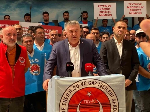 TES-İŞ Genel Başkanı Kabaloğlu: &quot;Biz zeytini de koruyacağız, madeni de koruyacağız, istihdamı da geliştireceğiz&quot;
