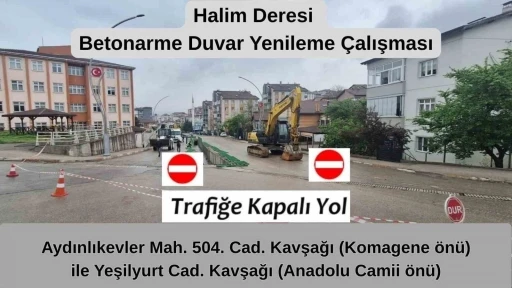 Tevfik Fikret Caddesi&rsquo;nde kademeli trafik d&uuml;zenlemesi
