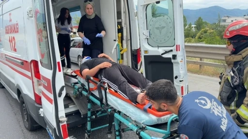 Tır, kamyona çarptı: 1 yaralı
