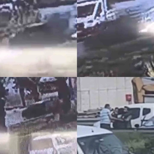 Tır otomobili metrelerce s&uuml;r&uuml;kledi: 2 yaralı
