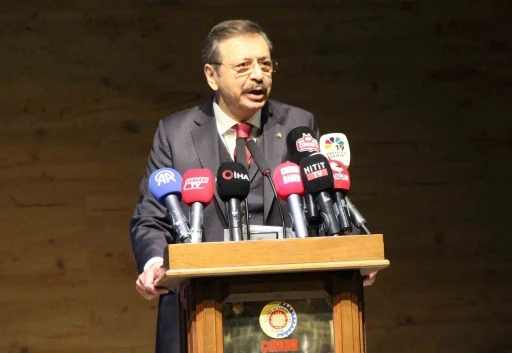TOBB Başkanı Hisarcıklıoğlu: "&Ccedil;orum&rsquo;un ihracatı son 10 senede 100 milyon dolardan 5 milyar doların &uuml;zerine &ccedil;ıktı"
