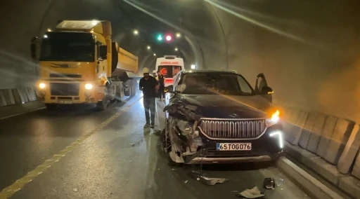 TOGG, Güzeldere Tüneli’nde kaza yaptı
