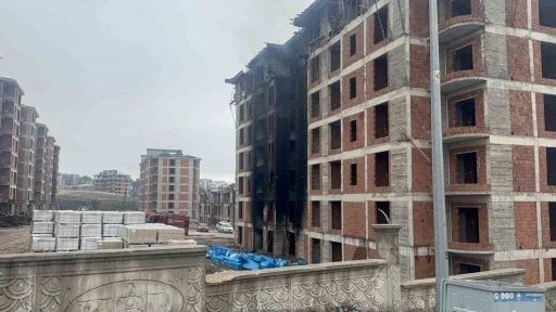 Tokat&rsquo;ta inşaatta &ccedil;ıkan yangın korkuttu

