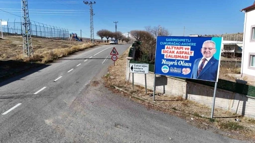 Tomarza’da 3 mahallenin ana yollarının sıcak asfaltı tamamlandı
