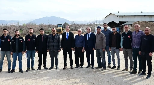 Topsöğüt Mahallesinde imar yolu açılıyor
