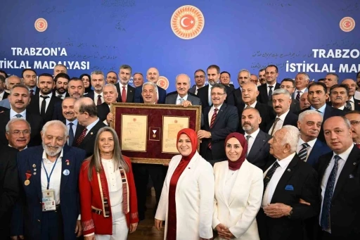 Trabzon’a İstiklal Madalyası verilmesi töreni
