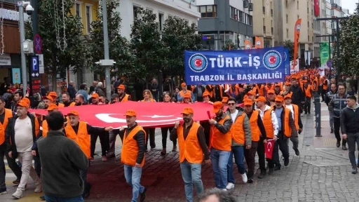 Trabzon&rsquo;da 1 Mayıs İş&ccedil;i Bayramı coşkusu
