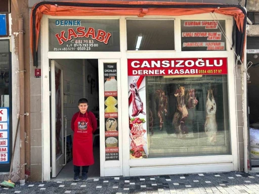 Trabzon&rsquo;da "Junior Kasap" ilgi odağı oldu
