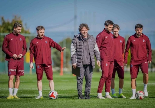 Trabzonspor, Başakşehir ma&ccedil;ı hazırlıklarını s&uuml;rd&uuml;rd&uuml;
