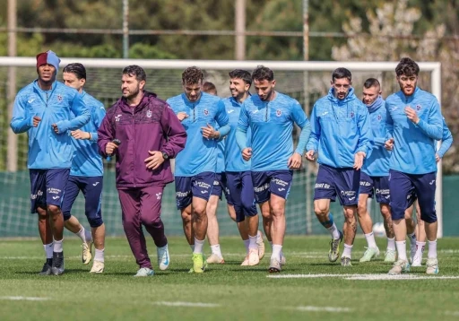 Trabzonspor, Göztepe maçı hazırlıklarını sürdürdü
