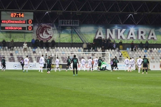 Trendyol 1. Lig: Ankara Ke&ccedil;i&ouml;reng&uuml;c&uuml;: 0 - Serikspor: 0
