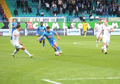 Trendyol S&uuml;per Lig: &Ccedil;aykur Rizespor: 1 - Konyaspor: 1 (İlk yarı)
