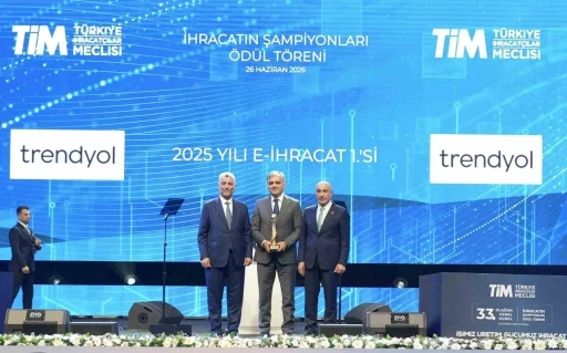 Trendyol, &uuml;&ccedil;&uuml;nc&uuml; kez T&uuml;rkiye&rsquo;nin e-ihracat şampiyonu oldu
